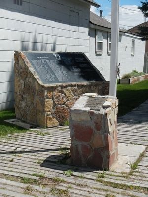 Saratoga, Carbon County Veterans Memorial Marker. Click for full size. Saratoga, Carbon County Veterans Memorial Marker image. Click for full size.