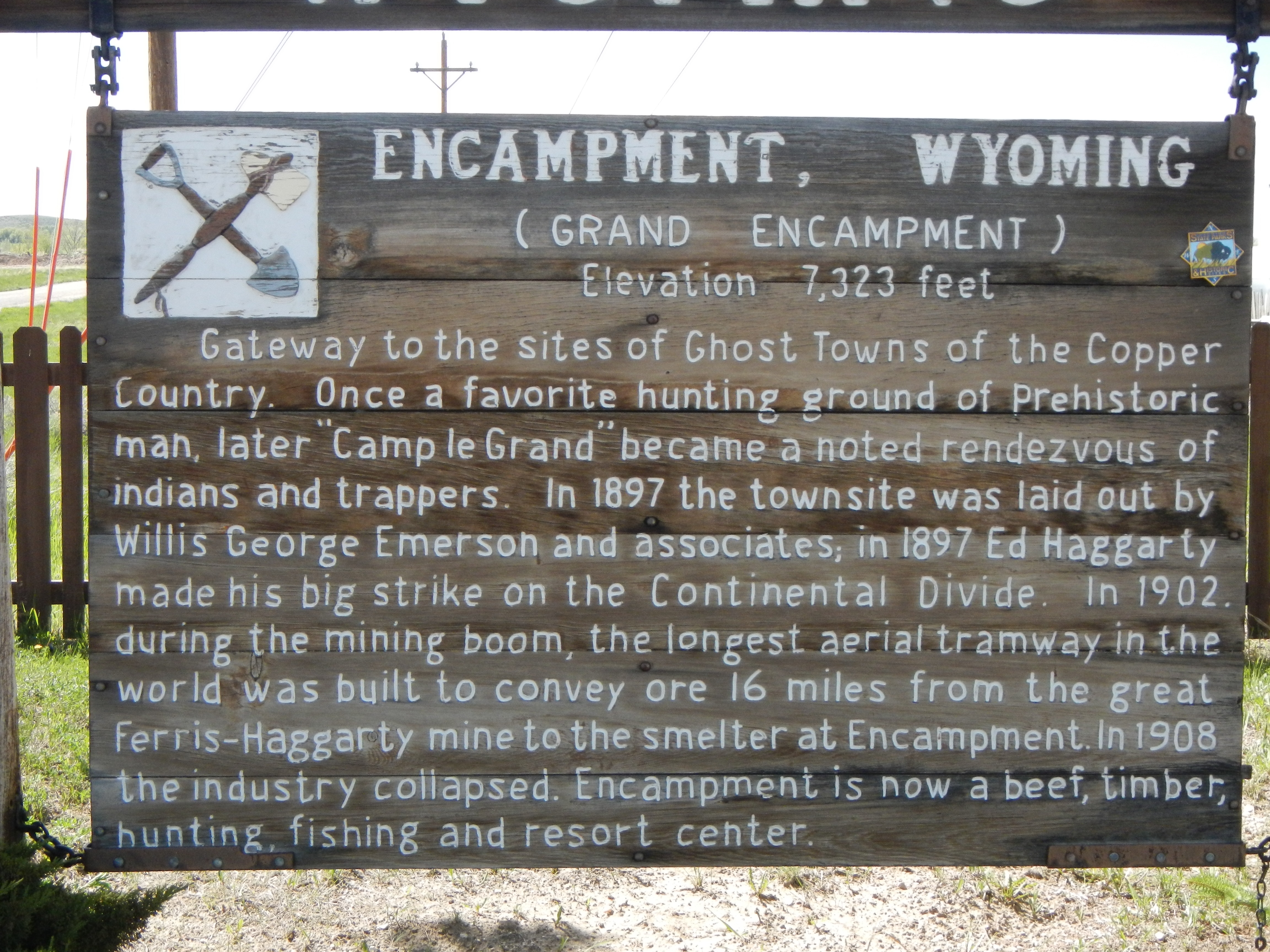 Encampment, Wyoming Marker