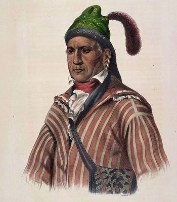 Me-Na-Wa, A Creek Warrior. Click for full size. Me-Na-Wa, A Creek Warrior image. Click for full size.