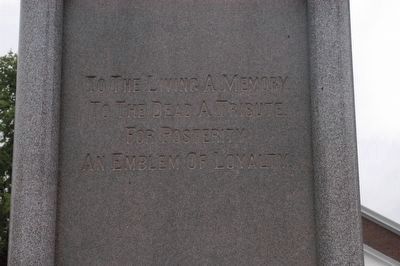 Berwick Maine War Memorial (front) image. Click for full size.