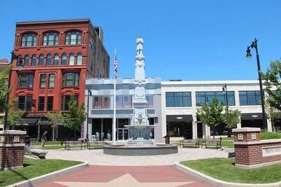 Kent County Civil War Monument & Fountain Marker. Click for full size. Kent County Civil War Monument & Fountain Marker image. Click for full size.