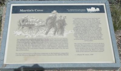 Martin's Cove Marker image. Click for full size.
