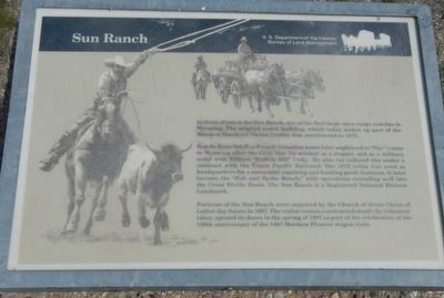 Sun Ranch Marker image. Click for full size.