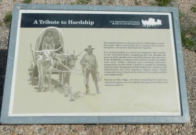 A Tribute to Hardship Marker image. Click for full size.