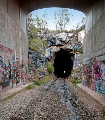 West Entrance to Great Summit Tunnel of the Sierra Nevada image. Click for full size.