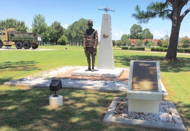 Sergeant Pilots statue and marker.. Click for full size. Sergeant Pilots statue and marker. image. Click for full size.
