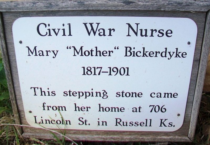 Mary "Mother" Bickerdyke Marker image. Click for full size.