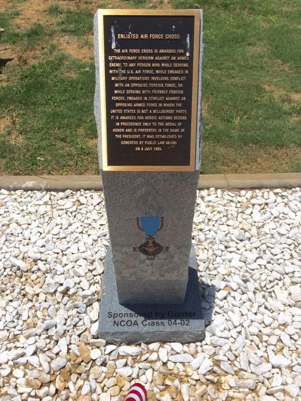 AF Cross exhibit located at nearby Enlisted Heritage Hall. image. Click for full size.