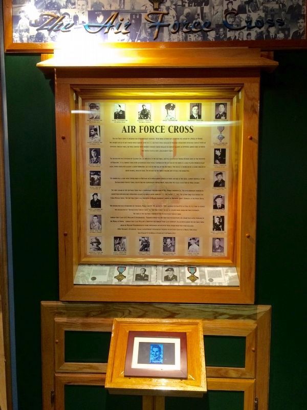 AF Cross exhibit located at nearby Enlisted Heritage Hall.. Click for full size. AF Cross exhibit located at nearby Enlisted Heritage Hall. image. Click for full size.