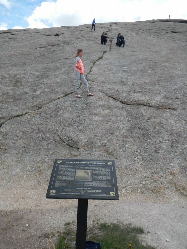 The Ox-Team Monument Expedition Marker. Click for full size. The Ox-Team Monument Expedition Marker image. Click for full size.