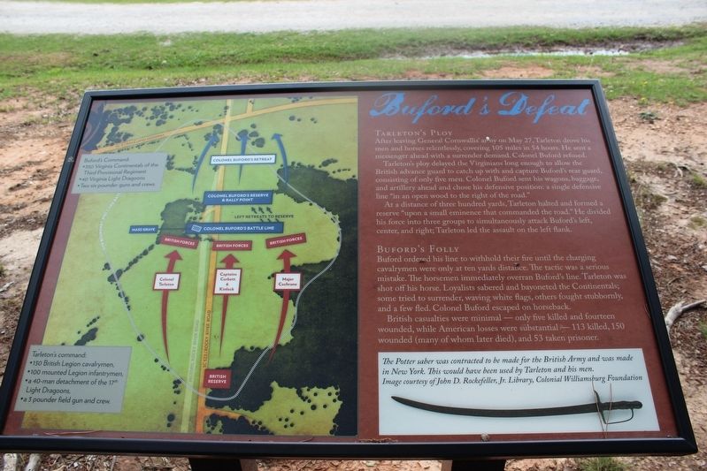 Buford's Defeat Marker image. Click for full size.