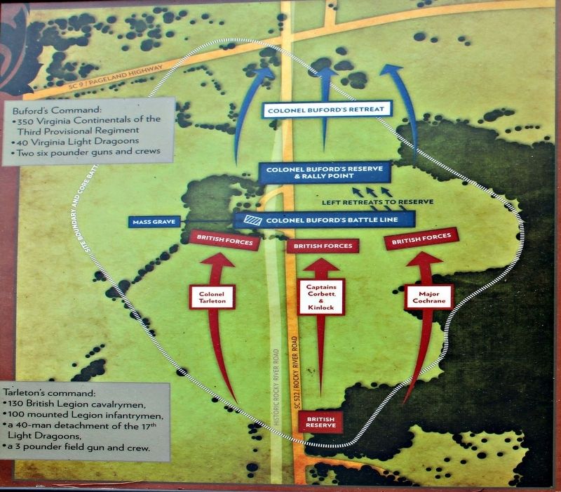 Buford's Defeat Marker Map image. Click for full size.