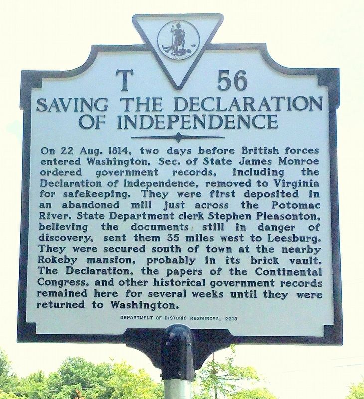 Saving the Declaration of Independence image. Click for full size.