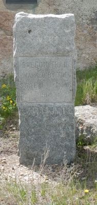 Oregon Trail Marker. Click for full size. Oregon Trail Marker image. Click for full size.