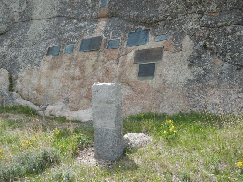Oregon Trail Marker. Click for full size. Oregon Trail Marker image. Click for full size.