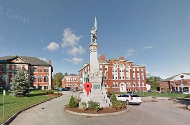 Dover NH Civil War Memorial Marker image. Click for full size.