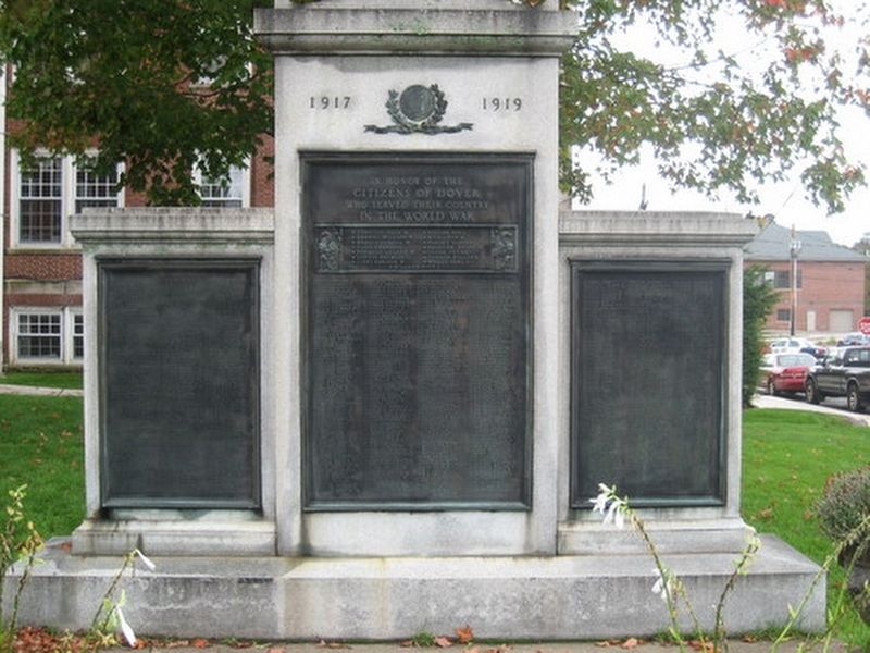 Dover NH WWI Memorial Marker image. Click for full size.