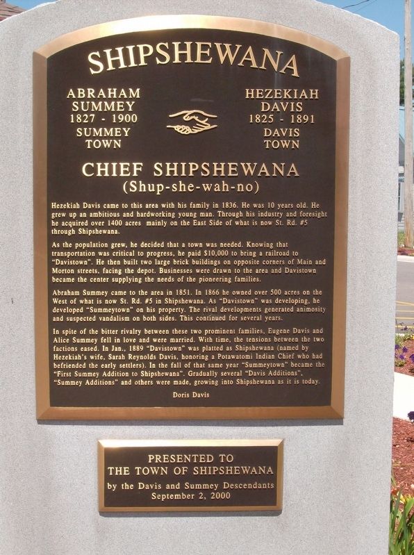 Shipshewana Marker. Click for full size. Shipshewana Marker image. Click for full size.