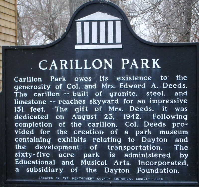 Carillon Park Marker image. Click for full size.