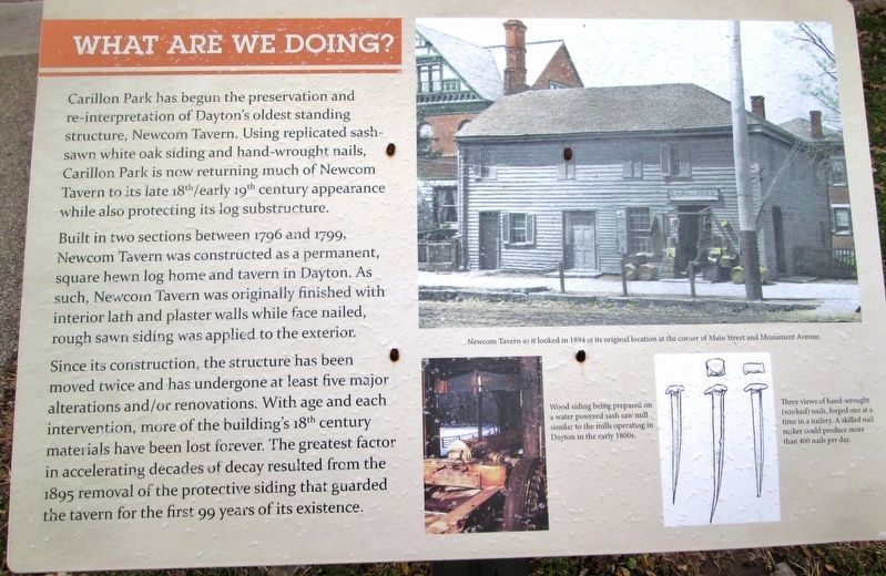 Newcom Tavern Marker. Click for full size. Newcom Tavern Marker image. Click for full size.