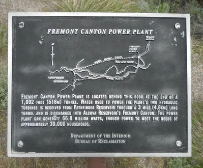 Fremont Canyon Power Plant Marker image. Click for full size.