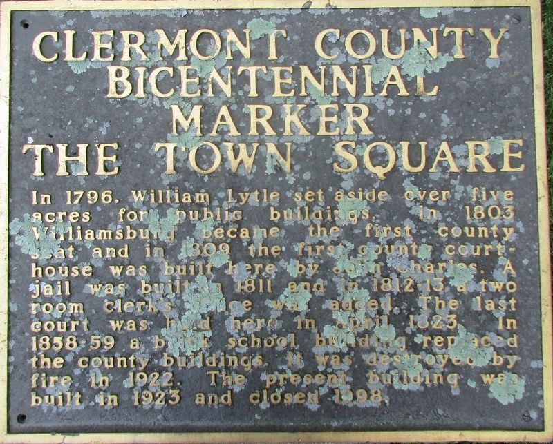 The Town Square Marker image. Click for full size.
