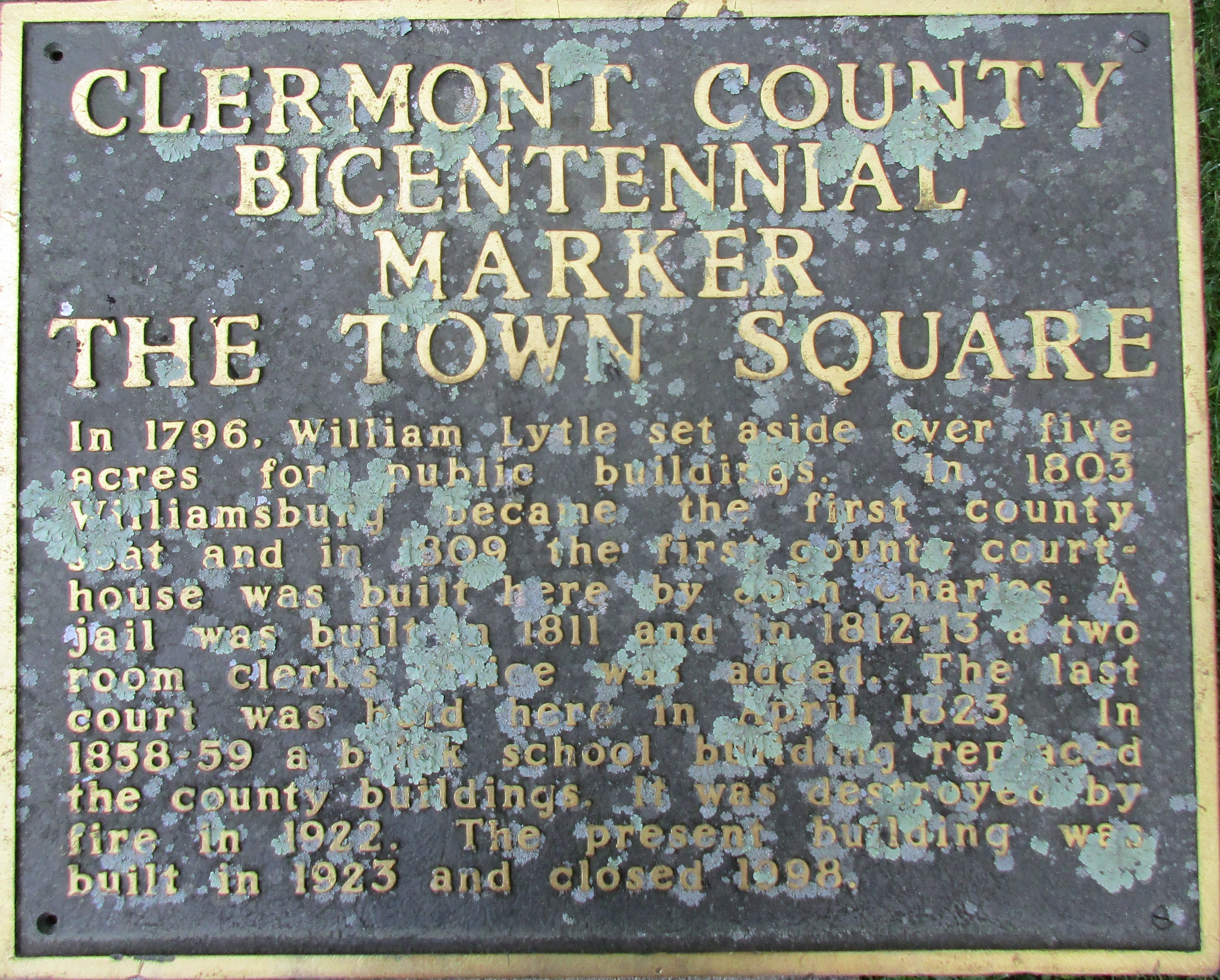 The Town Square Marker
