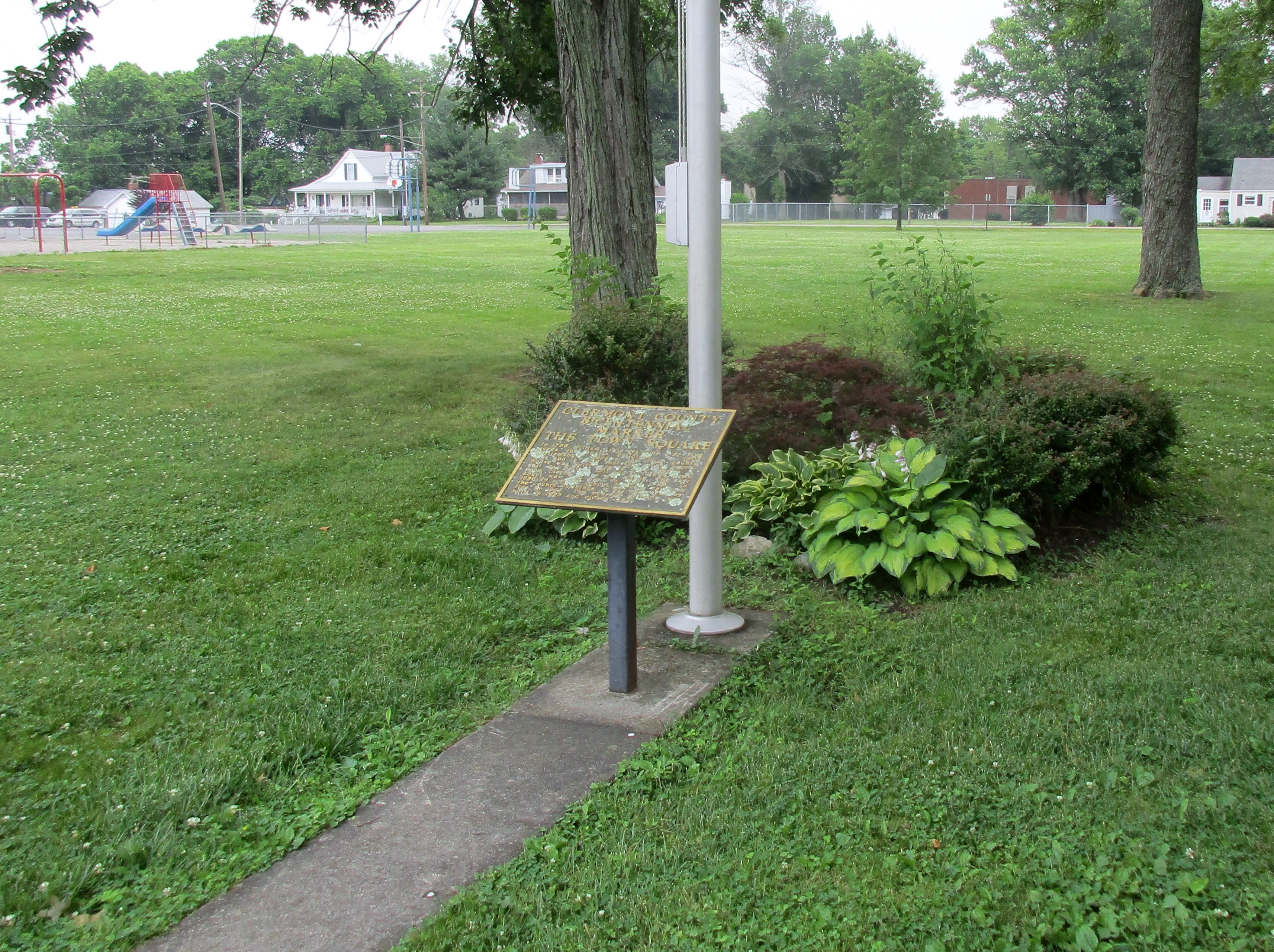 The Town Square Marker