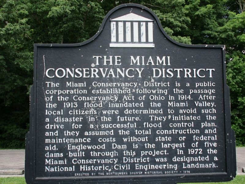 The Miami Conservancy District Marker image. Click for full size.