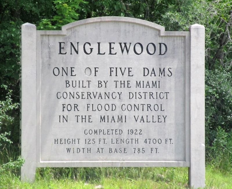Englewood Dam Marker. Click for full size. Englewood Dam Marker image. Click for full size.