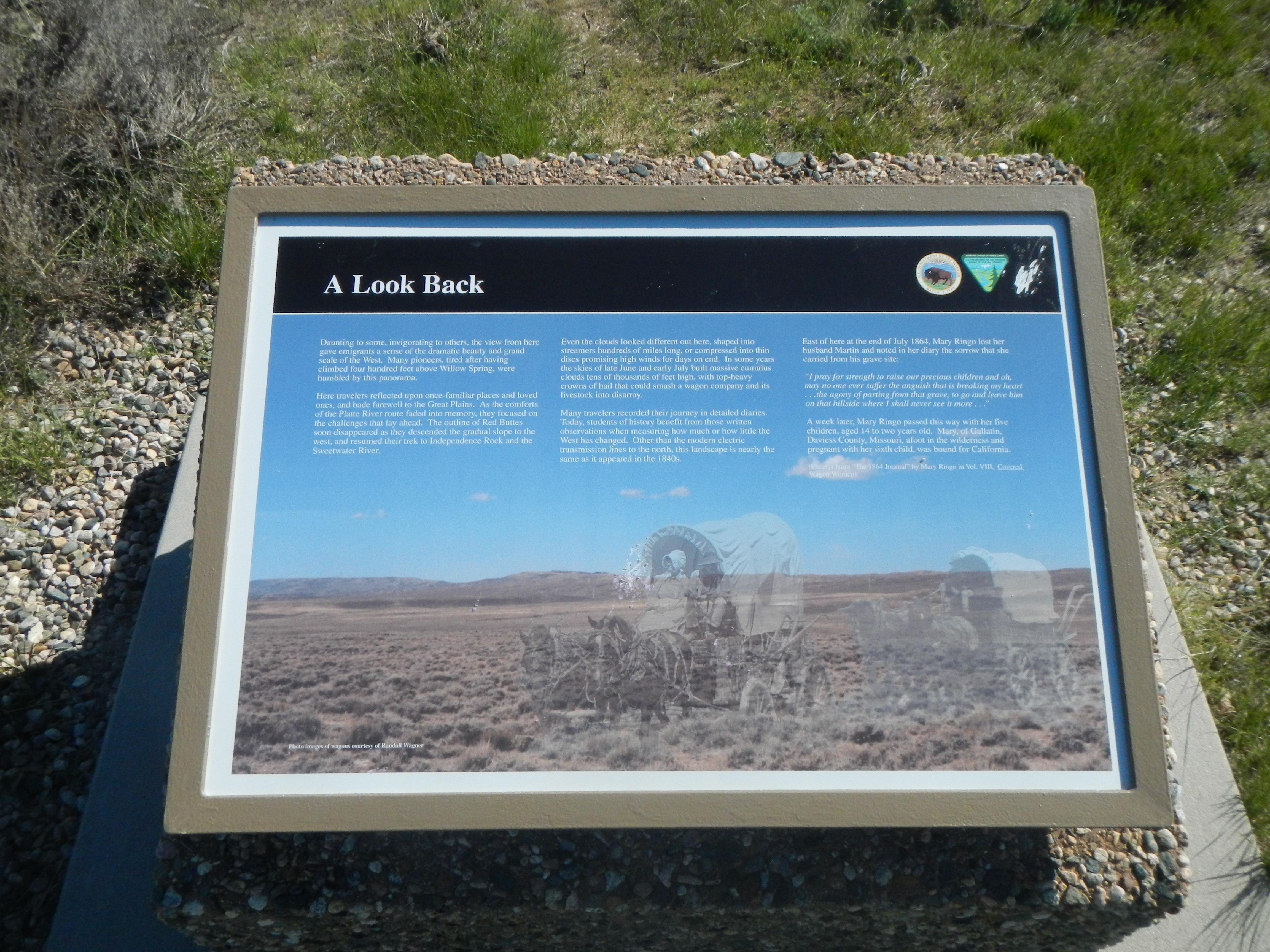 A Look Back Marker