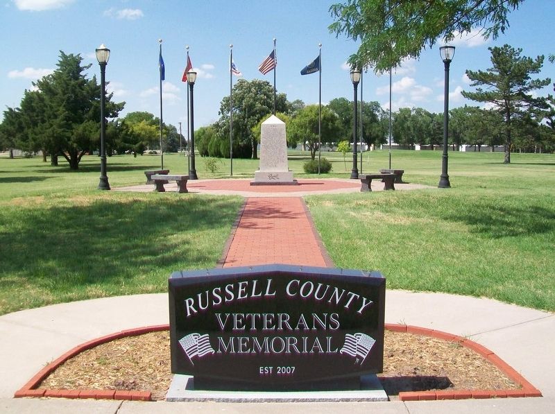 Russell County Veterans Memorial image. Click for full size.