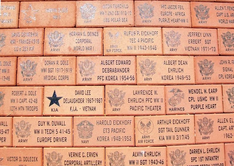 Russell County Veterans Memorial Pavers Detail image. Click for full size.