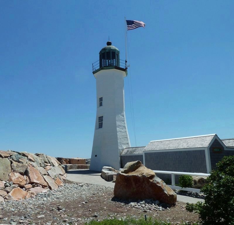 Old Scituate Lighthouse image. Click for full size.