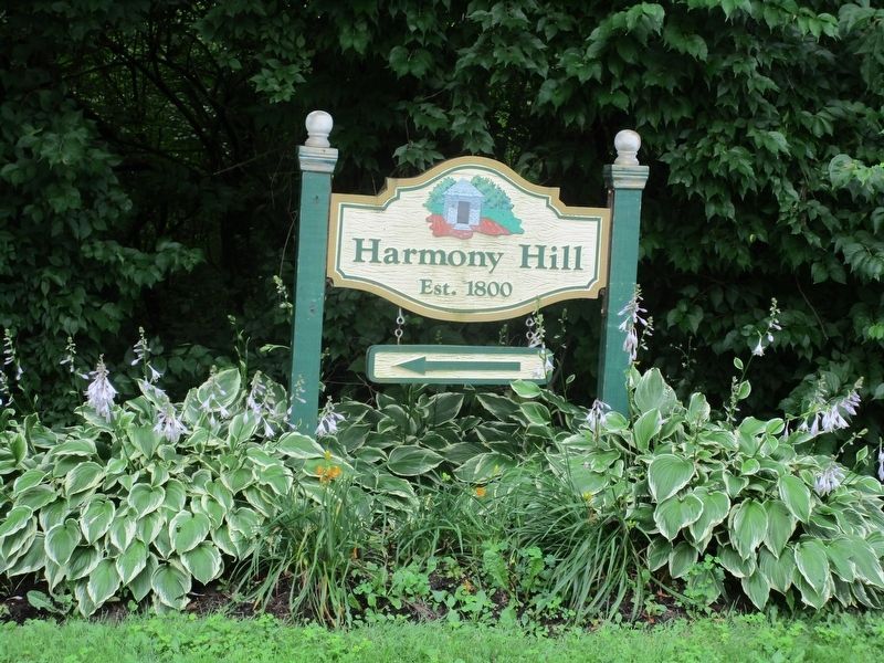 Harmony Hill 1800 Marker image. Click for full size.