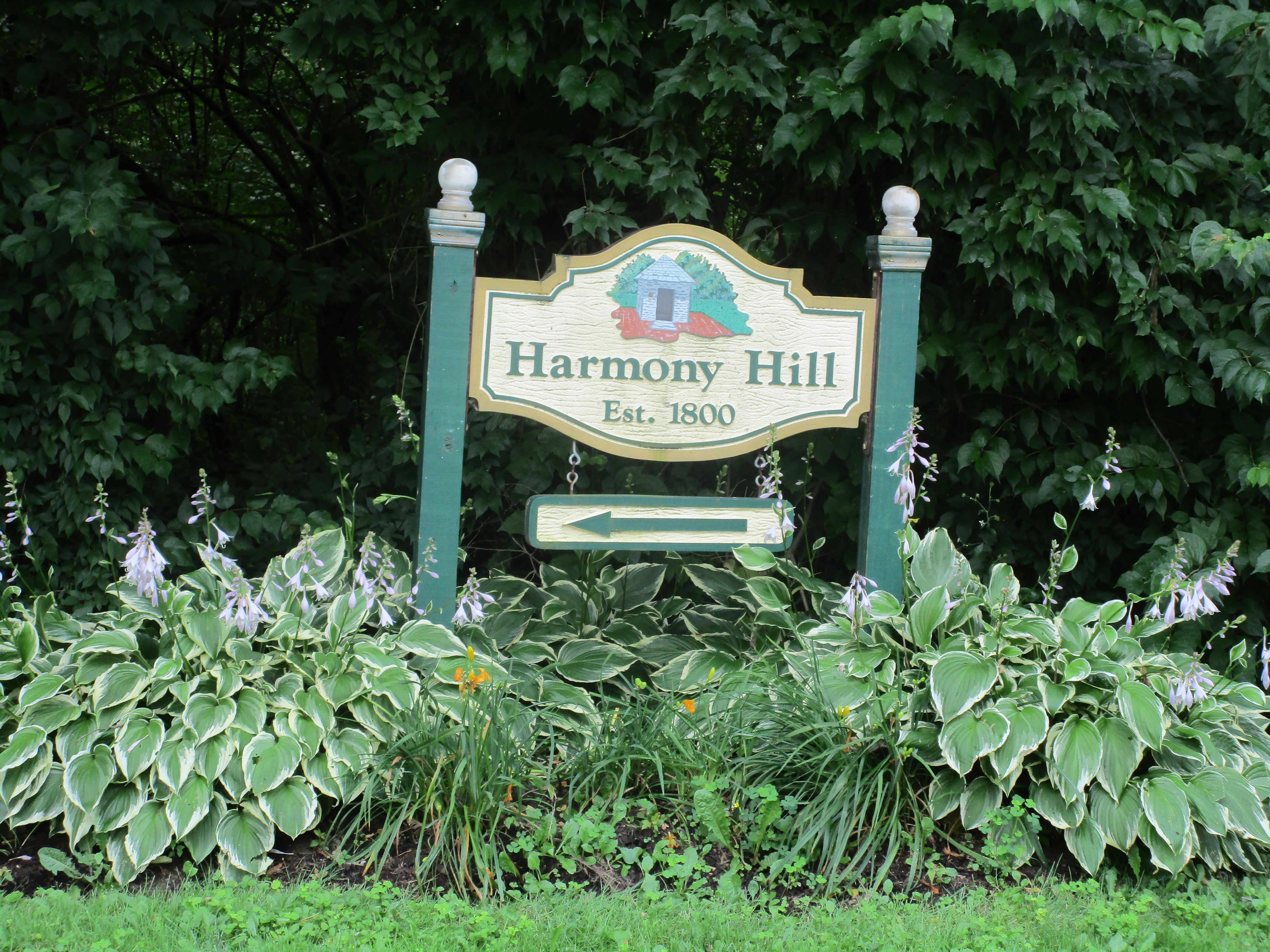 Harmony Hill 1800 Marker