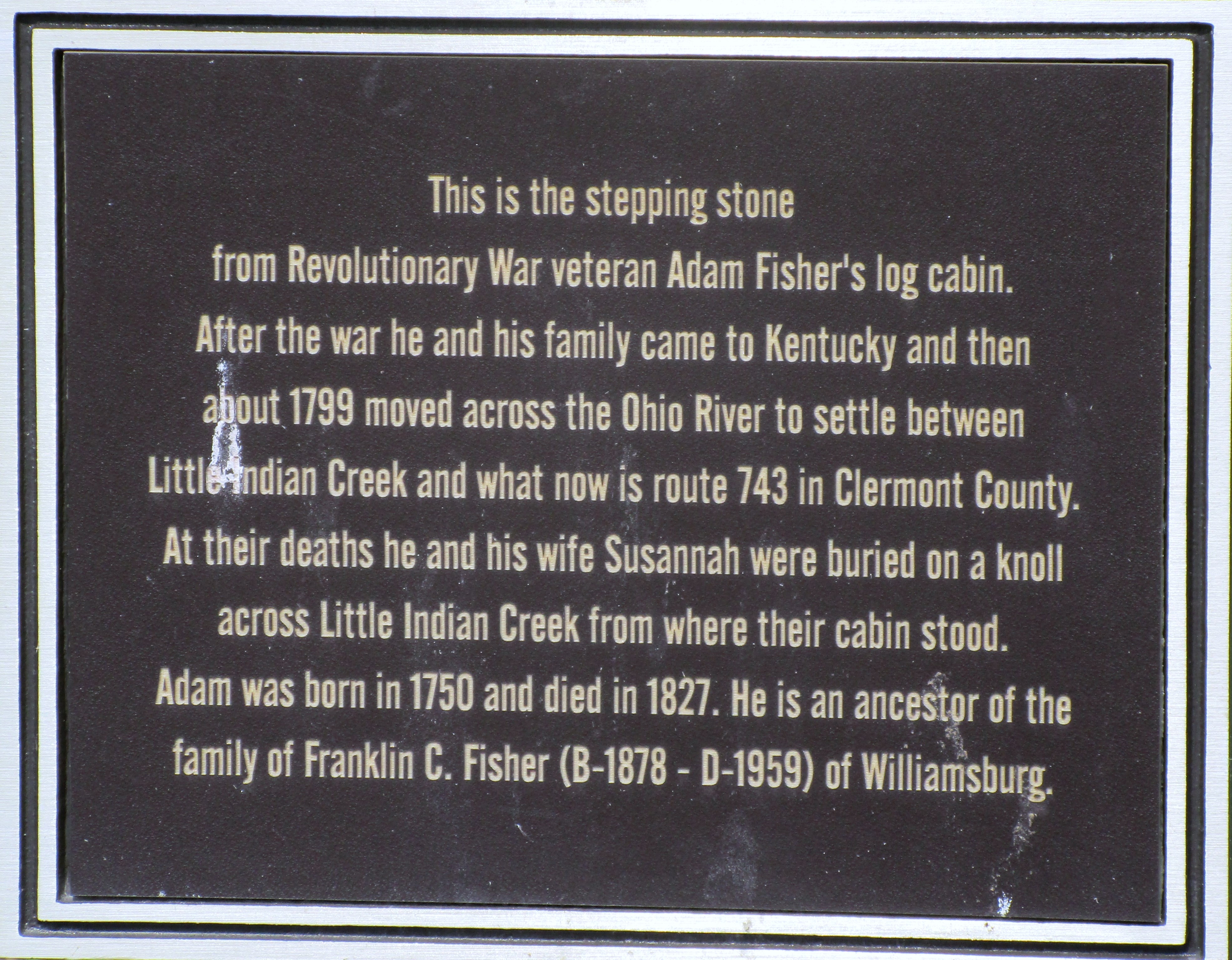 Stepping Stone Marker