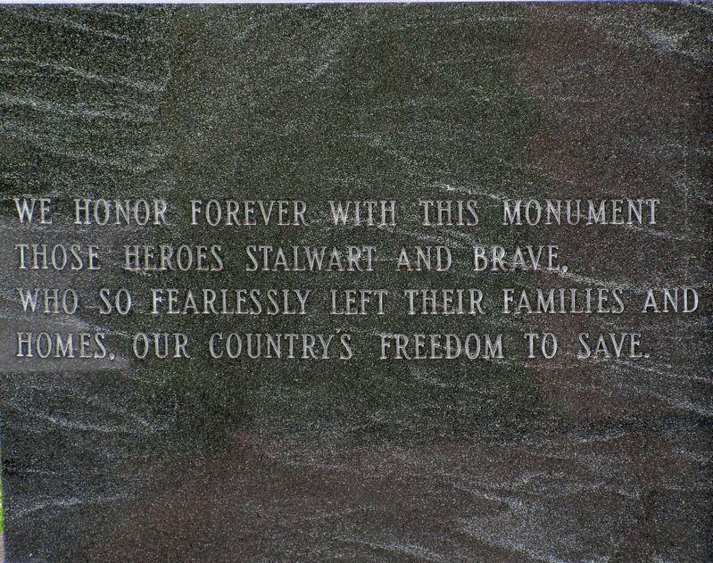 Williamsburg Veterans Memorial Marker image. Click for full size.