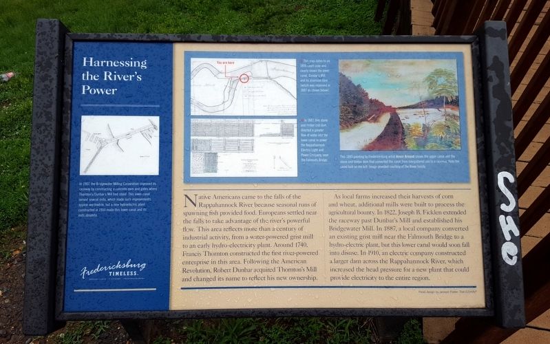 Harnessing The River's Power Marker. Click for full size. Harnessing The River's Power Marker image. Click for full size.