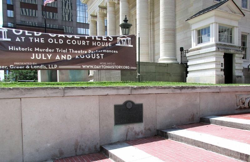 Justitiae Dedicata Marker. Click for full size. Justitiae Dedicata Marker image. Click for full size.