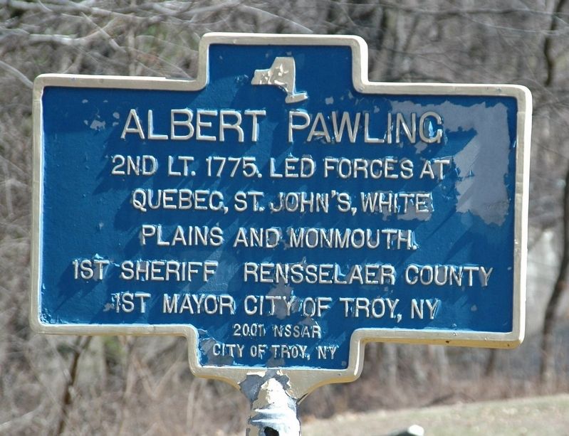 Albert Pawling Marker image. Click for full size.