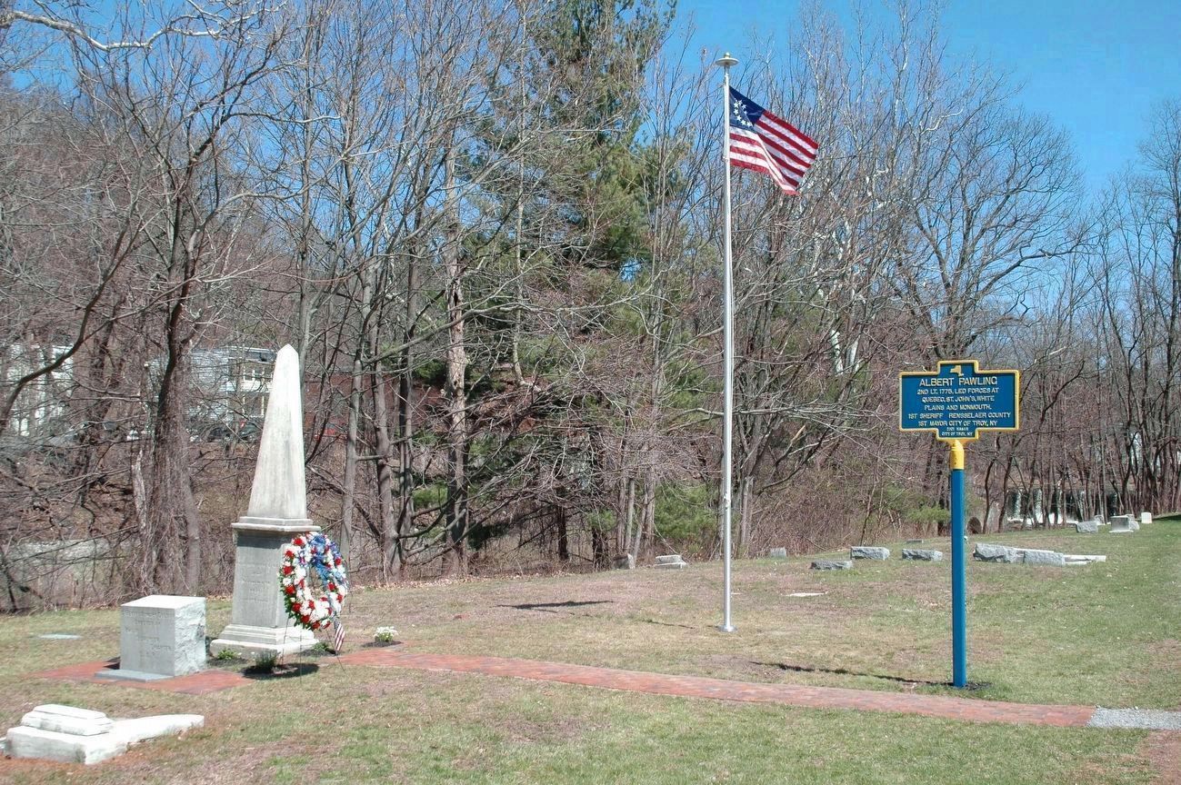 Albert Pawling Marker, Repainted image. Click for full size.