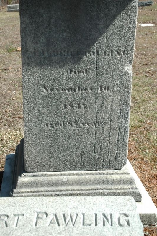 Albert Pawling Gravestone image. Click for full size.