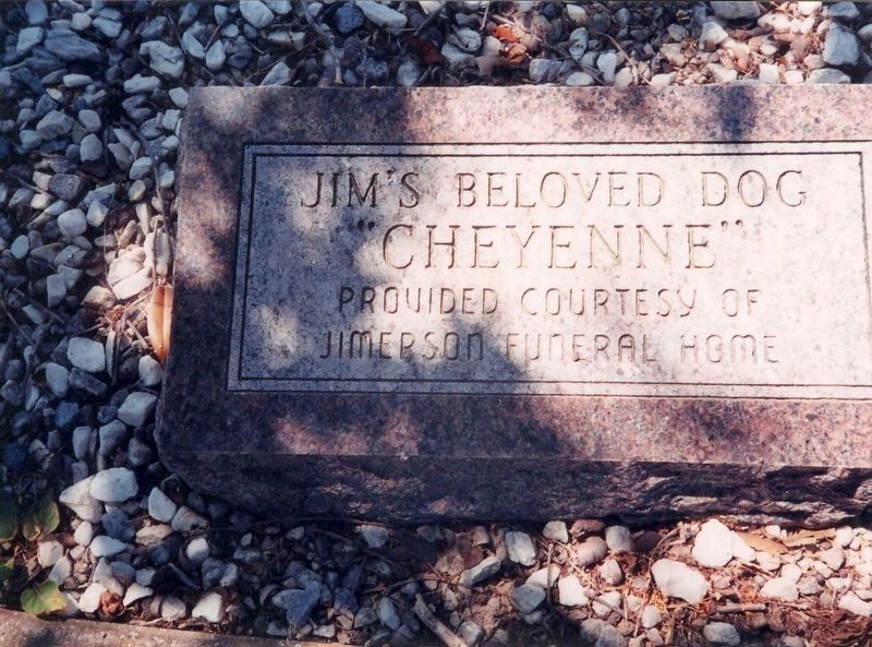 Jim Reeves Marker-"Cheyenne" image. Click for full size.