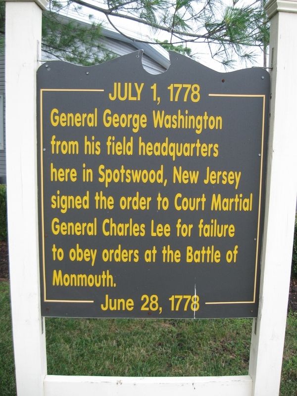 General George Washington Marker. Click for full size. General George Washington Marker image. Click for full size.