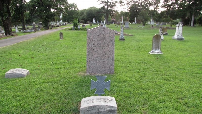 Richard Waterhouse Marker and grave image. Click for full size.
