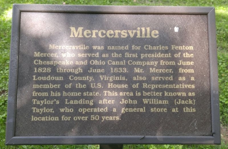 Mercersville Marker image. Click for full size.