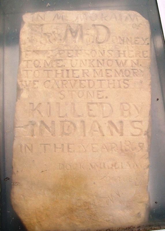 Original 1869 Grave Marker for Deceased Union Pacific Employees. Click for full size. Original 1869 Grave Marker for Deceased Union Pacific Employees image. Click for full size.