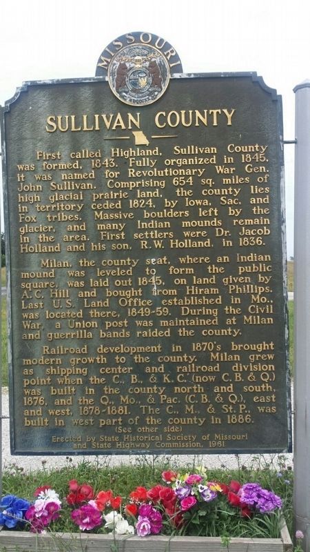 Sullivan County Marker image. Click for full size.