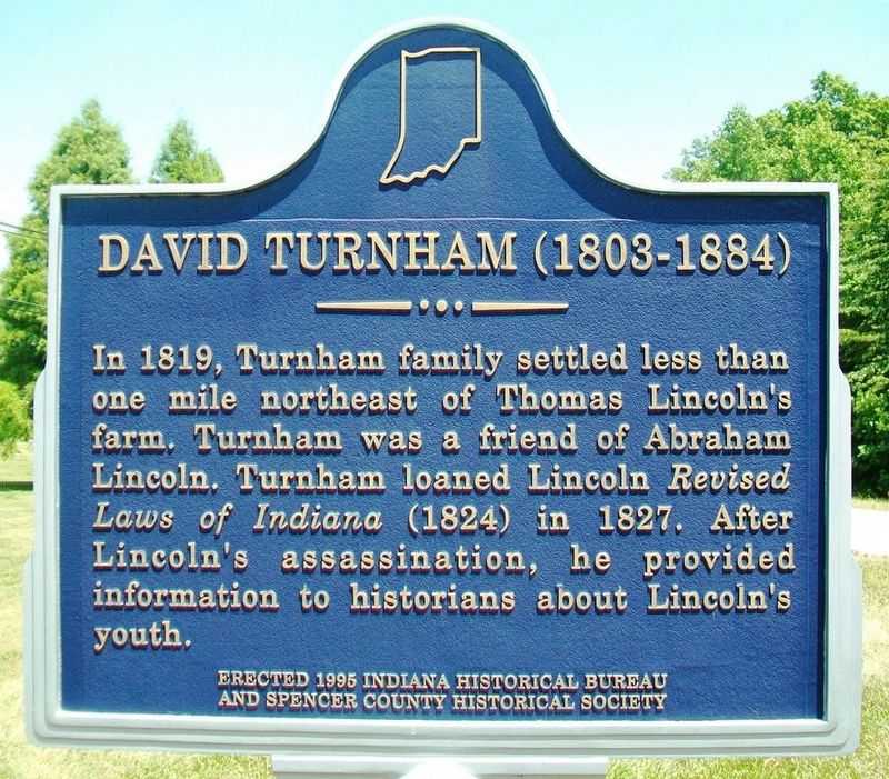 David Turnham (1803-1884) Marker image. Click for full size.